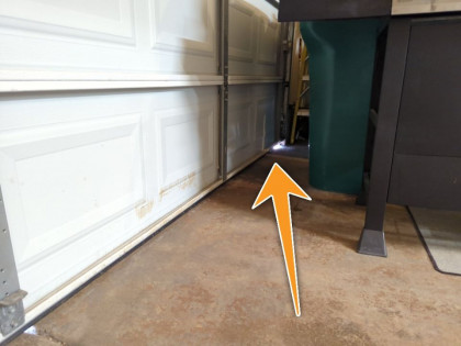 Weatherstripping Damaged/missing - Garage Door